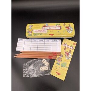 Haba Game Tin With New Travel Game Stadt-Land-Fluss German Children's Game